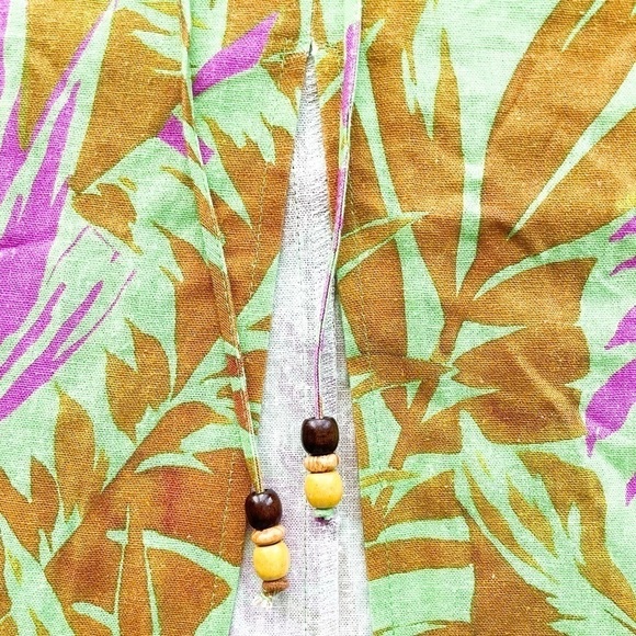 Zara NWT Linen Tropical Print Midi Skirt - Picture 9 of 14